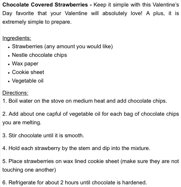 Chocolate Covered Strawberries