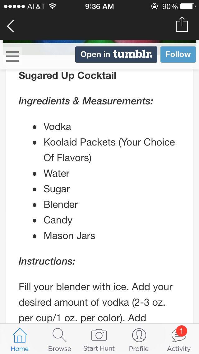 Great Summer Time Drinks
