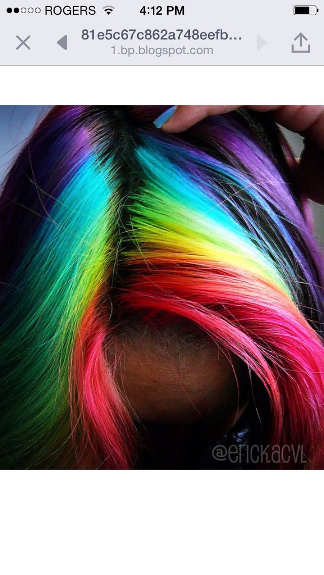 Rainbow Hair Colors 