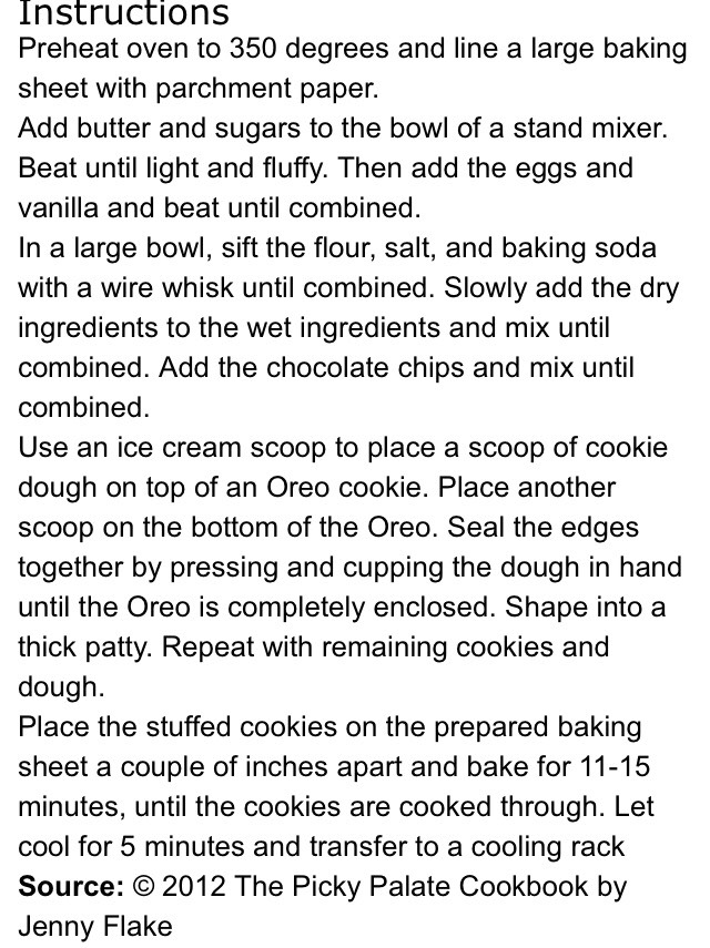 Oreo Stuffed Chocolate Chip Cookies 