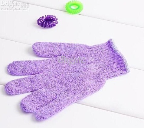 These are perfect near the end of a shower to scrub off the excess dead skin. I always put body wash on after scrubbing just to add some moisture back after vigorous scrubbing. You can pick one up at almost any drug store or walmart.