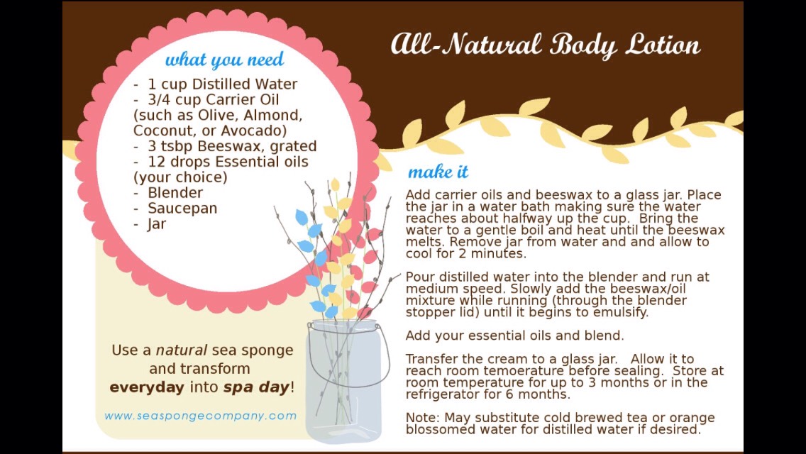 DIY: HOMEMADE NATURAL BATH & BODY RECIPES!! 