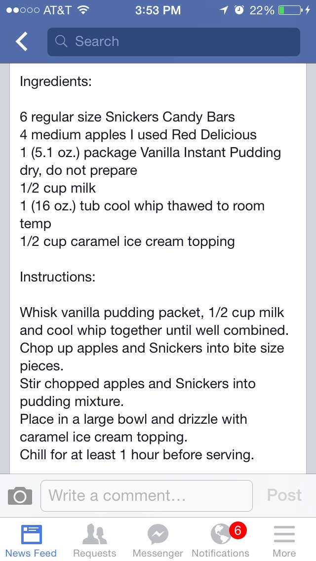Caramel Apple Salad 🍎🍏