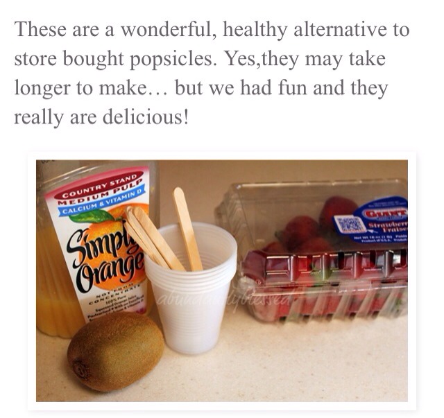 How To Make Fresh Fruit Pops!!!