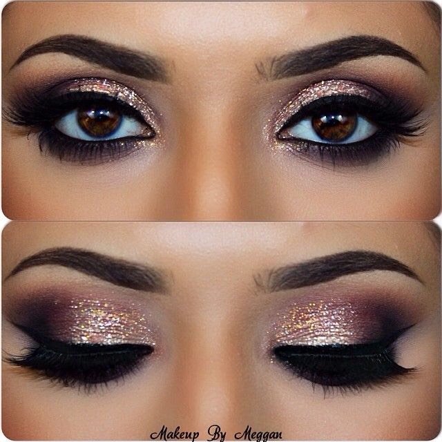 Brown Toned Glam Makeup