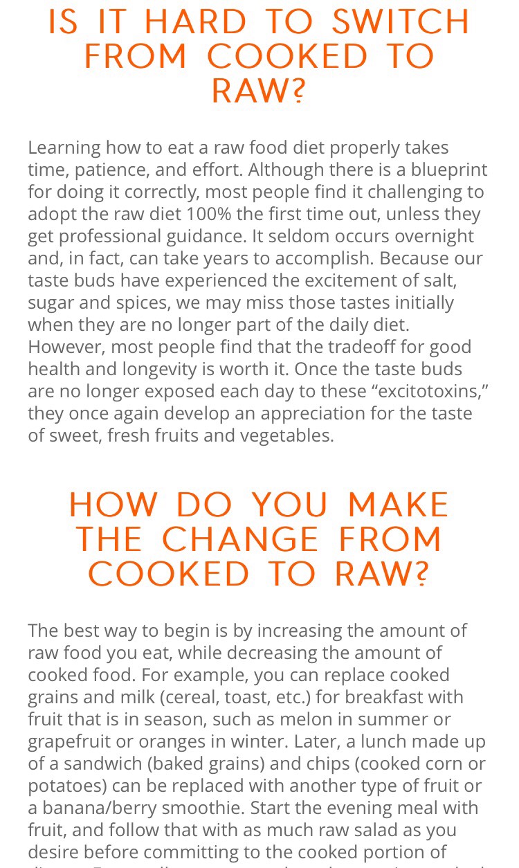 ✨About Eating Raw✨