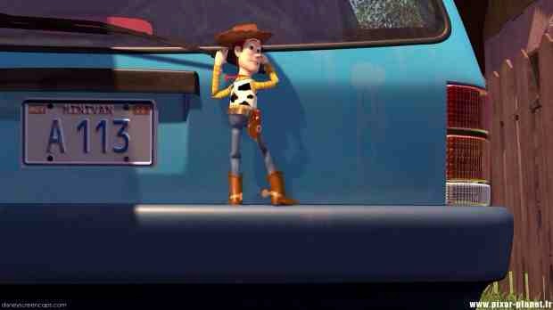 The first time we saw it was in "Toy Story" on the license plate of the Pizza Planet truck.