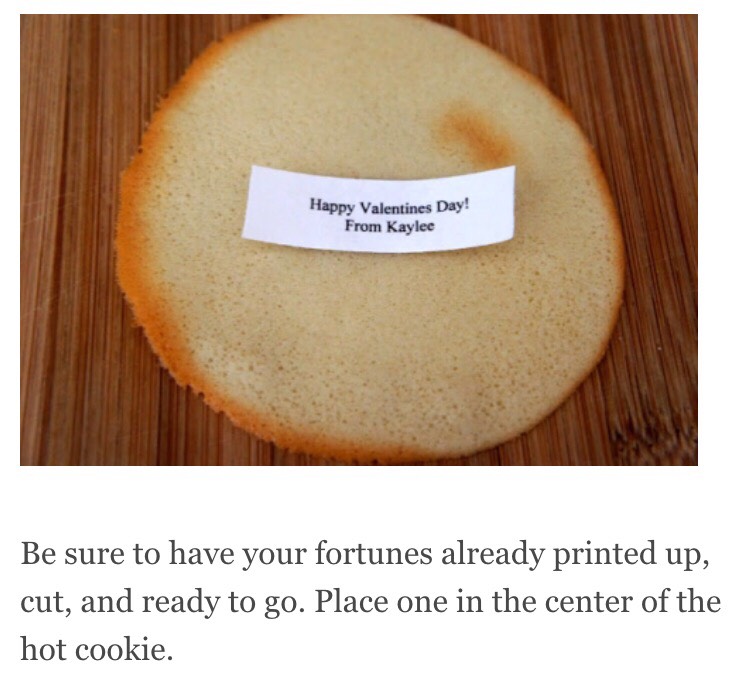 Homemade Valentine Fortune Cookies!! Step By Step.