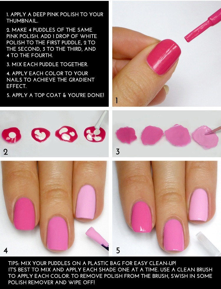 💥✨ Fading Nail Polish Tutorial! Great Idea!! ✨💥