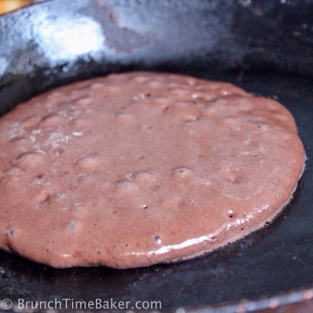 Chocolate Fudge Pancakes !!
