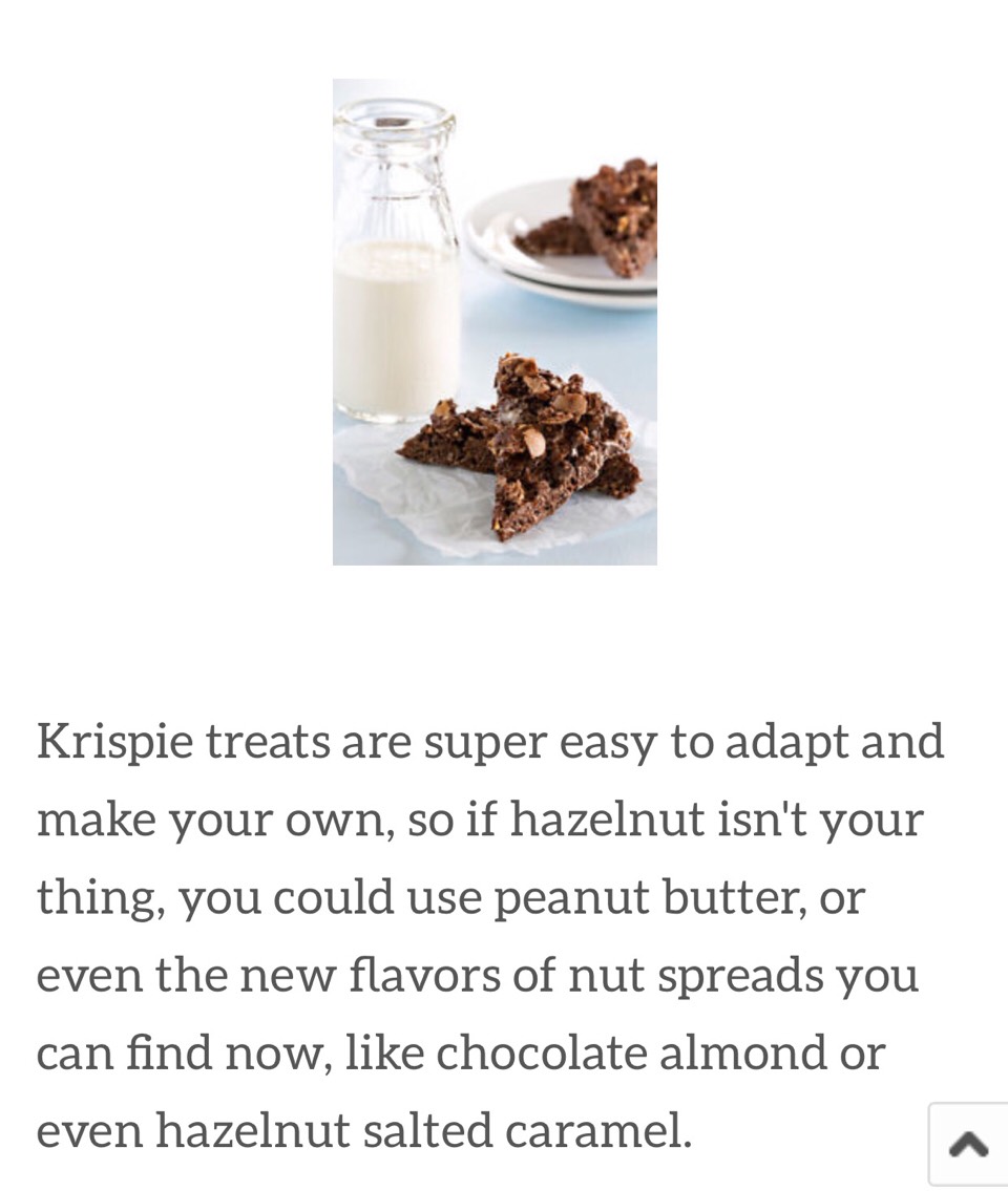 Over The Top Nutella Rice Krispie Treats. 😍