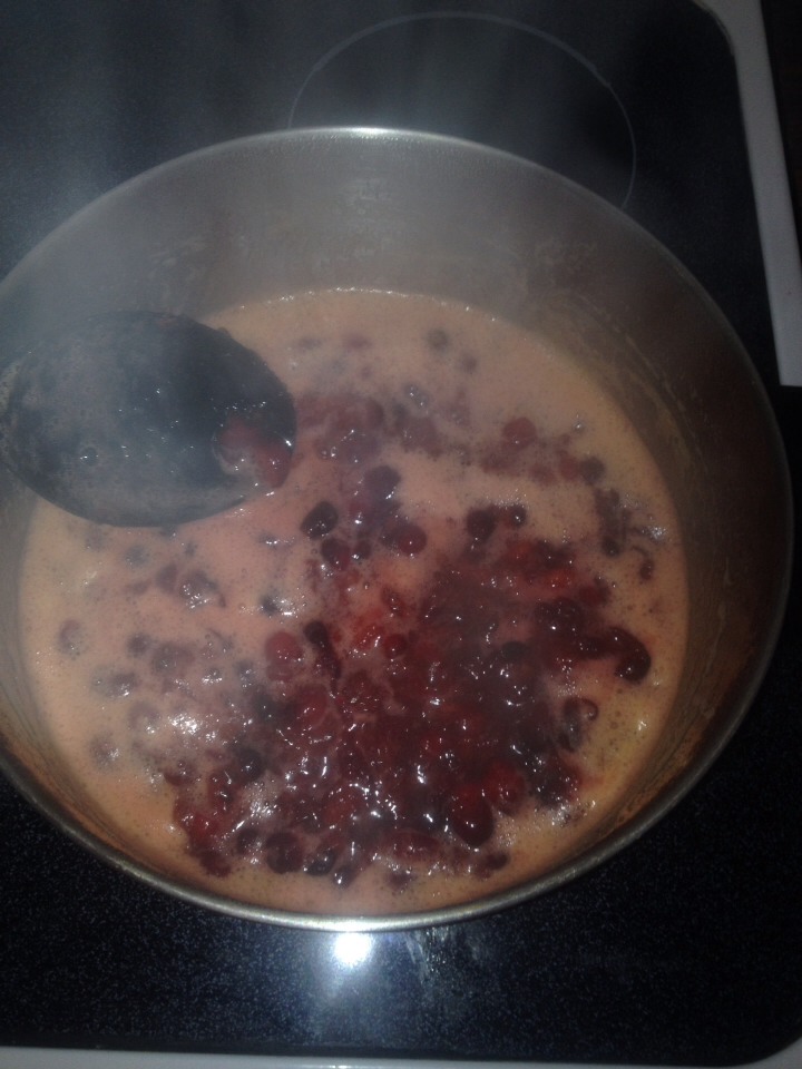 Lower the heat & test the flavor. Too thick? Add more orange juice. Too thin cook for longer. Too tart? Add sugar.