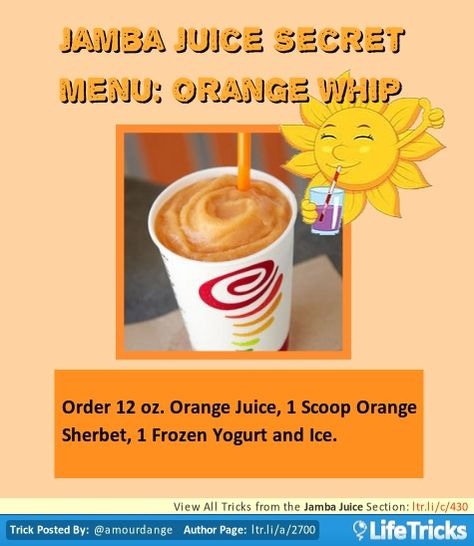 💟✨Jamba Juice Secret Menu & How To Order/ Make Them✨💟