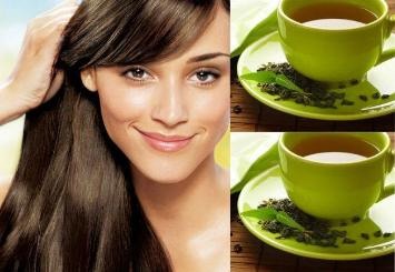 --> HAIR: apply green tea on your hair too because it soothes dandruff, reduces hair loss and increases hair growth. 