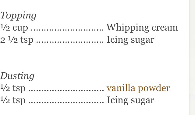Vanilla Rum Pie Recipe