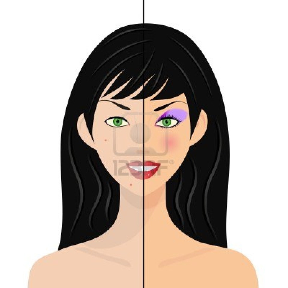 “Don’t put makeup on that zit, it’s gonna make it worse!”
