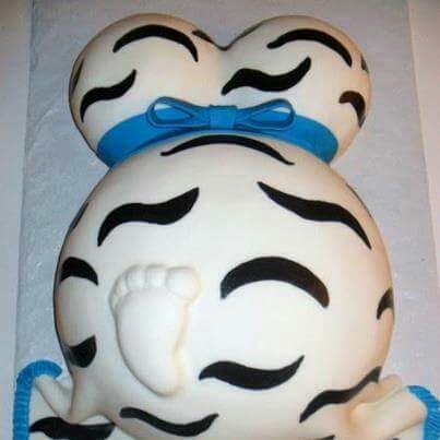baby shower pregnant belly cakes 
