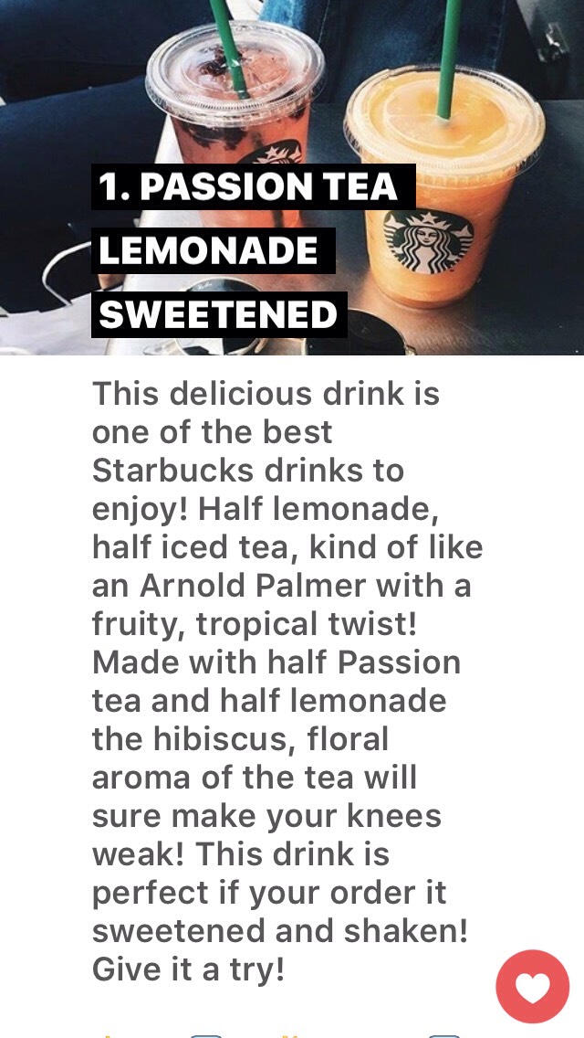 29 BEST STARBUCKS DRINKS 