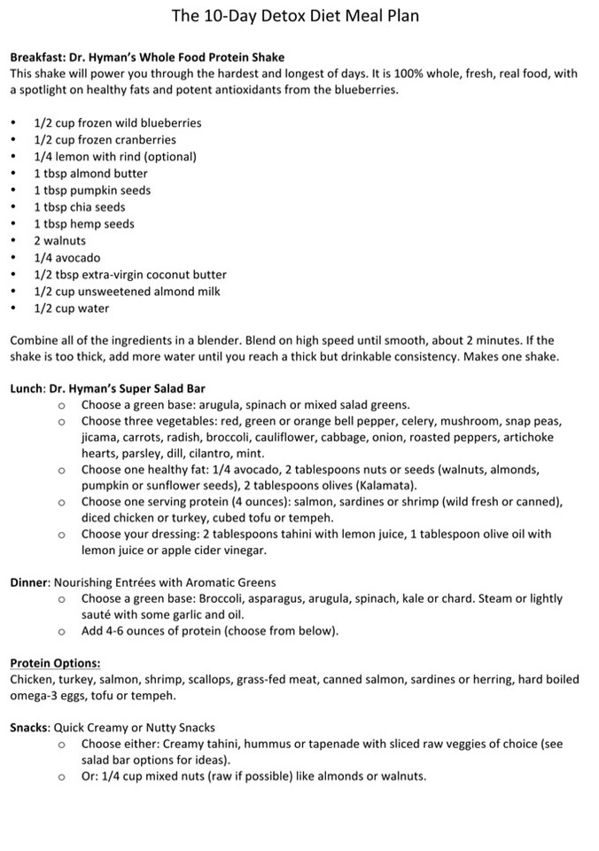10 Day Detox Diet