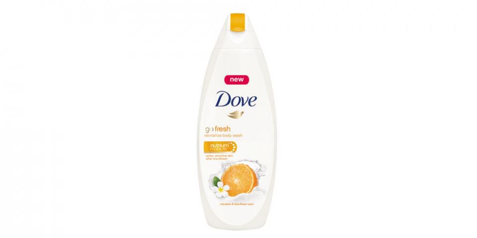 Revitalize Body Wash, DOVE, $7
The cool thing about Dove body wash is you won't have to apply lotion to your entire body when you hop out of the shower, but your skin will still be super-soft, thanks to the glycerin and countless other skin-hydrating ingredients it contains.