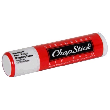 when you get a paper cut, if you rub a little chapstick on the cut it will stop the pain immediately and heal the cut