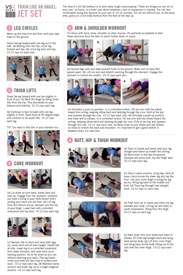 Victoria's Secret Angel Workouts 