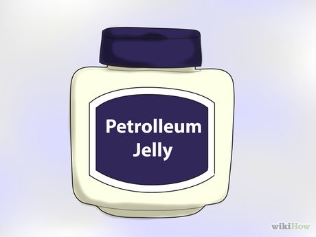 Apply petroleum jelly. Rub petroleum jelly on the scuff mark. Let it sit for five minutes before wiping it away with a damp rag.