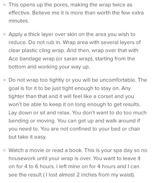Diy Body Wraps , Lose Up To 1 Inch OVERNIGHT 🌚🌛