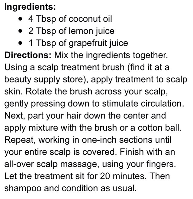 ✨Homemade Hair Treatment (Scalp Saver)✨