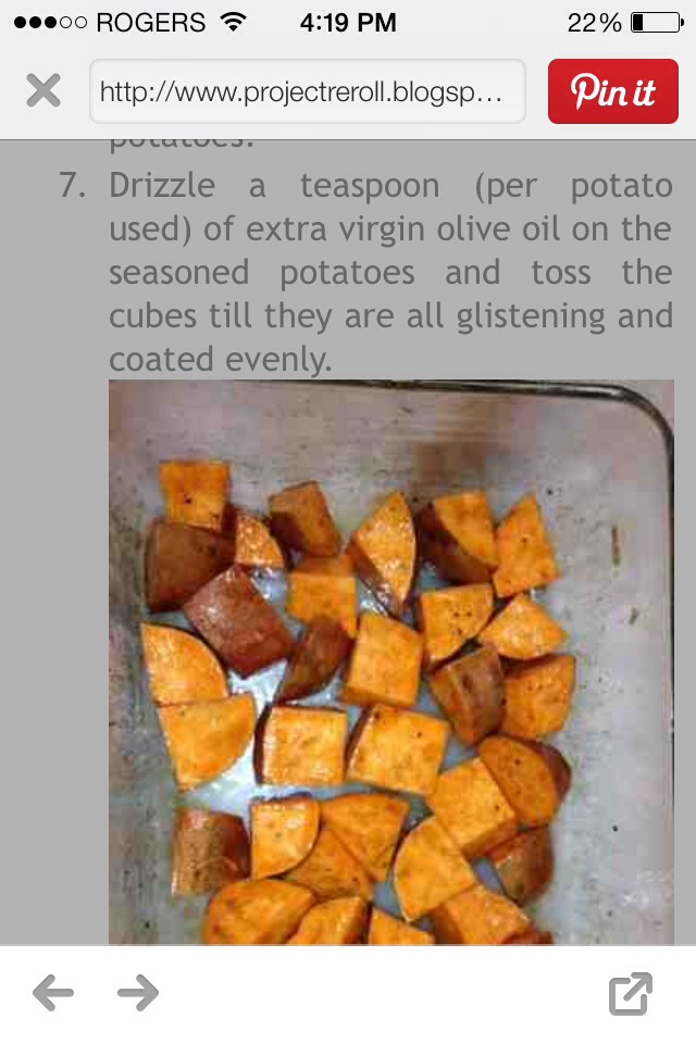 Sweet Potatoes With Cinnamon