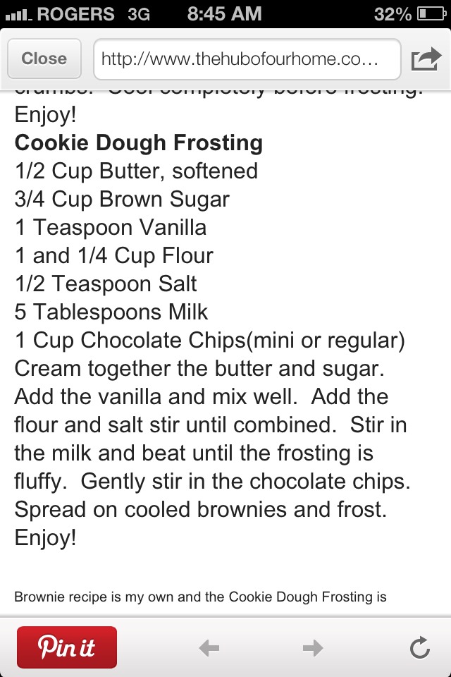 Cookie Dough Brownies