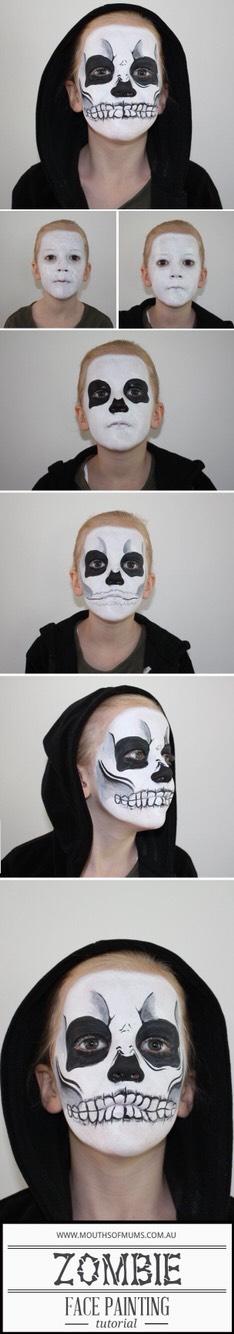 Face And Body Painting: Zombies