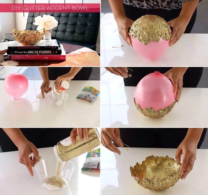 Diy Glitter Bollons