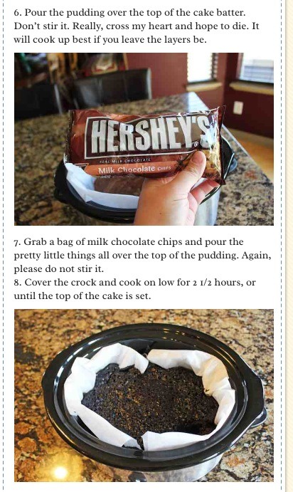 🍫EASY TO MAKE Crock Pot Chocolate Lava Cake!!!!(:🍫