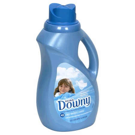 Then add 1 cup of fabric softener.. (Any kind will do) fill the rest of the bottle with hot water shake very well and your done!