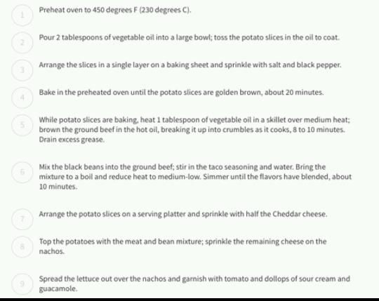 Mexican Potato Nachos