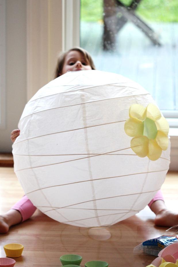 Amazing Cupcake Liners Lantern DIY