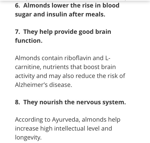 Almond Benefits!