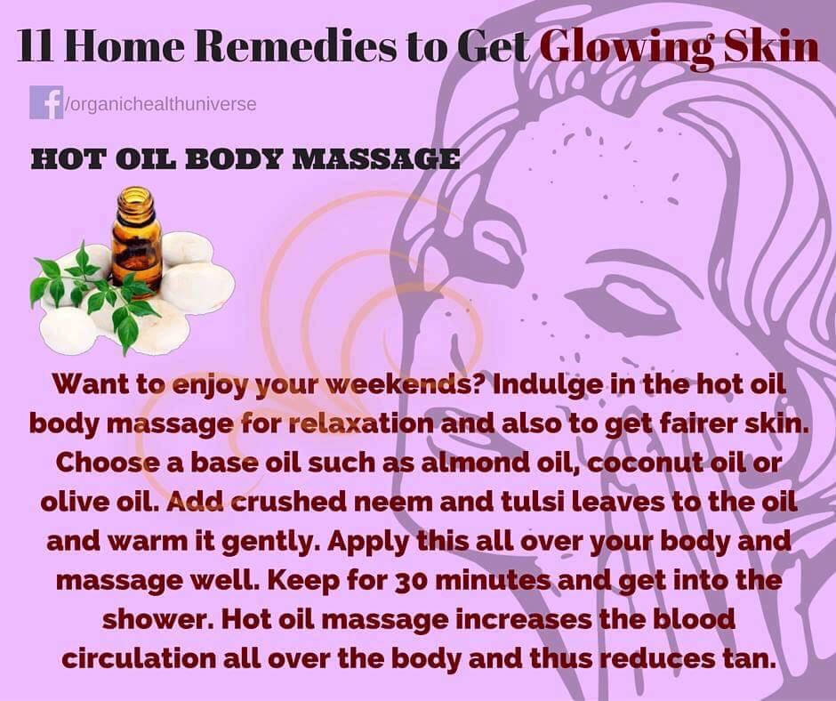 11 Home Remedies To Get Glowing Skin. 