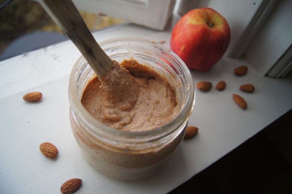 Tip: if you decided to strain the almond meat , add a few teaspoons of canola oil , dash of salt, and honey . Use to spread on toast.