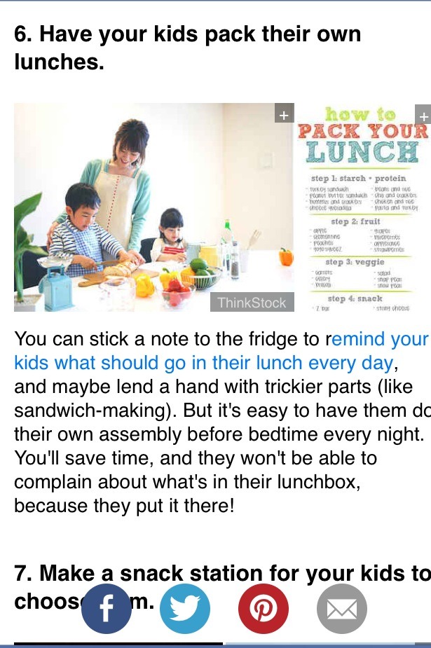 27 Tips For Stress-Free School Lunches