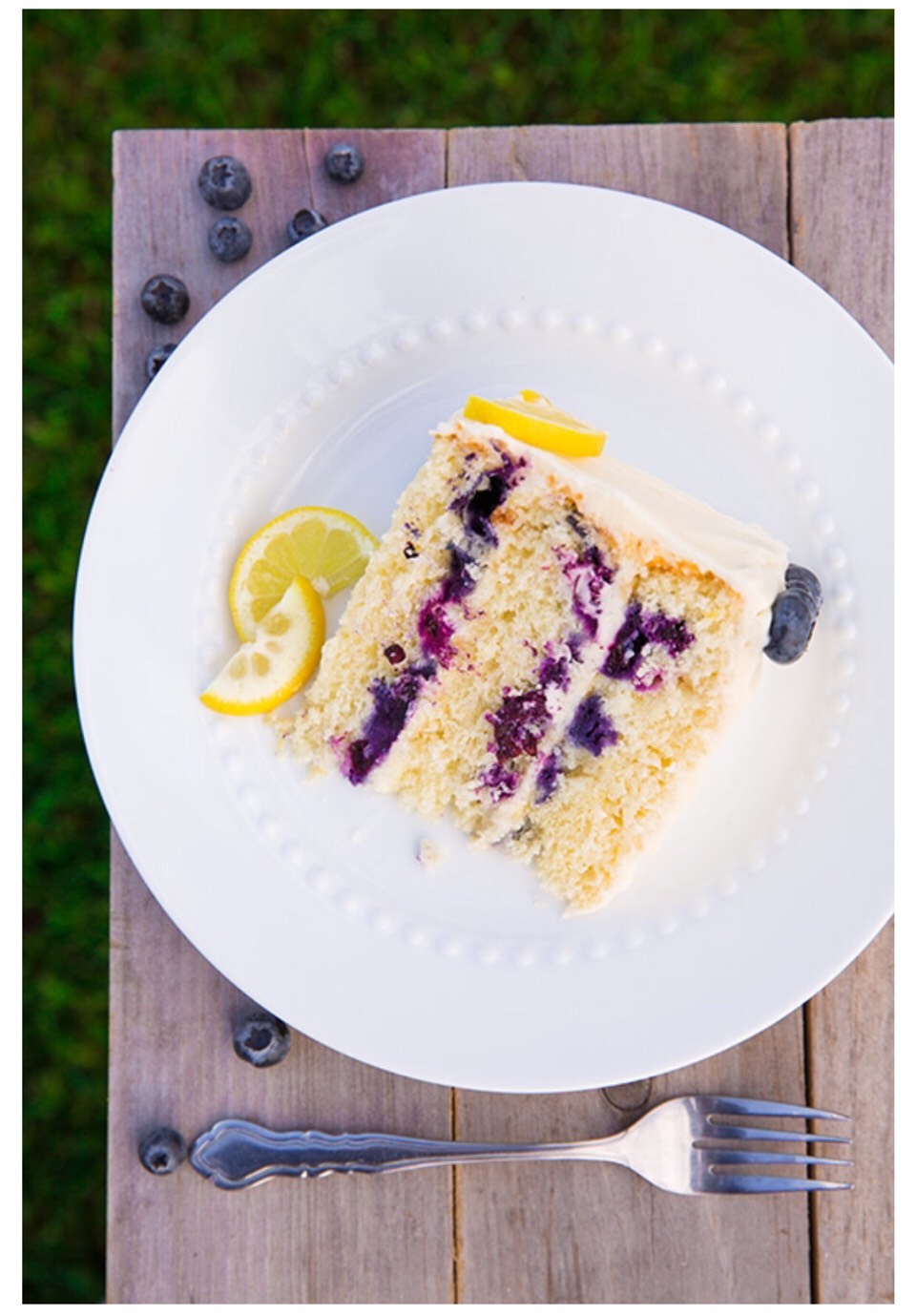 🍰Lemon Blueberry Cake With Cream Cheese Frosting!!!🍰