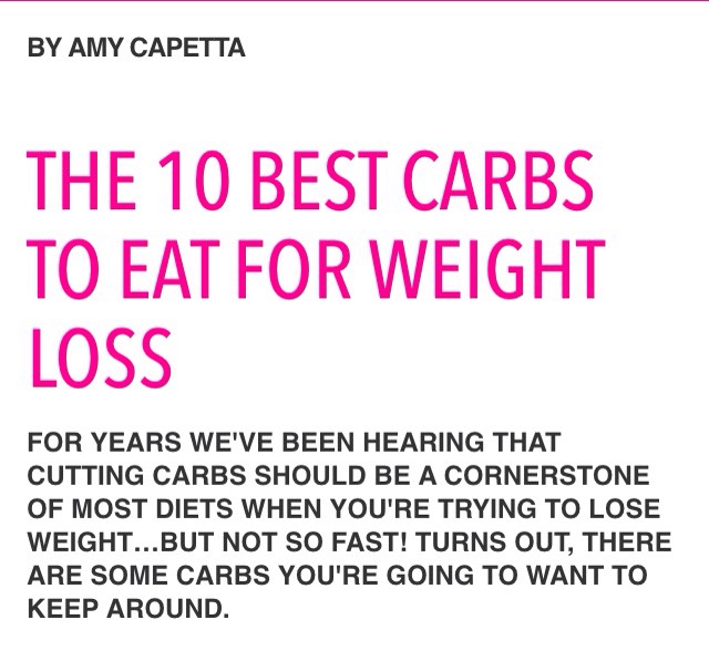 Best CARBS to eat for WEIGHTLOSS!