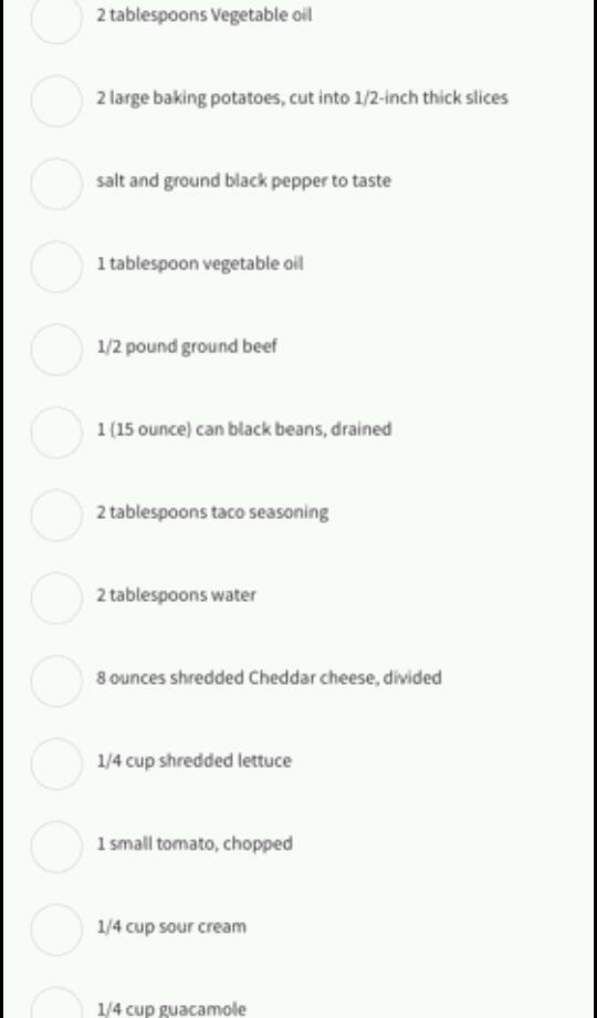 Mexican Potato Nachos