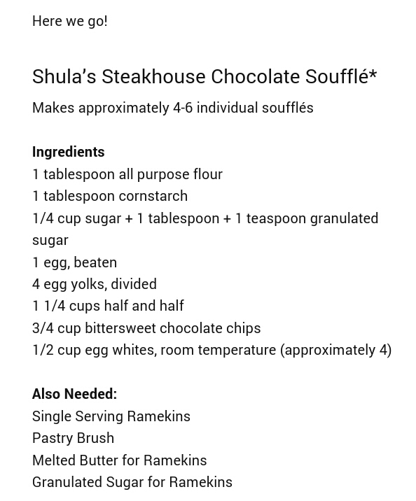 CHOCLATE SOUFFLE VID AMAZING VANILLA SAUCE 