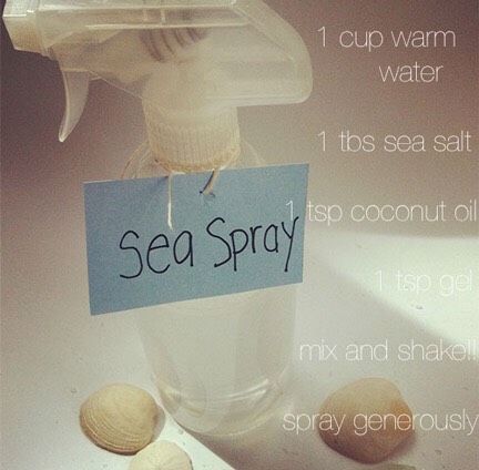#8- Use sea salt spray on your scalp. Sea salt is really good to cure any skin condition such as eczema or psoriasis. You also have a recipe right above ☺️