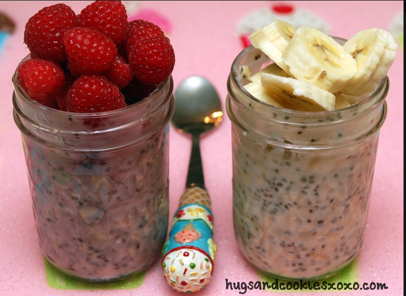 Additional Notes: 
• You can also add your raisins, cinnamon, or other mix-ins to the rest of the jars before putting them away in the refrigerator. Then all you have to do is grab one and go on your way out the door.

Also add any fresh fruit after you heat it up!! Fresh blueberries taste amazing!!