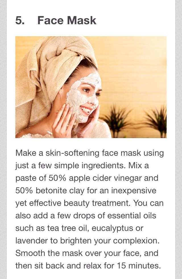 Beauty Tips For Using Apple Cider Vinegar!!🍥💜🍥💜