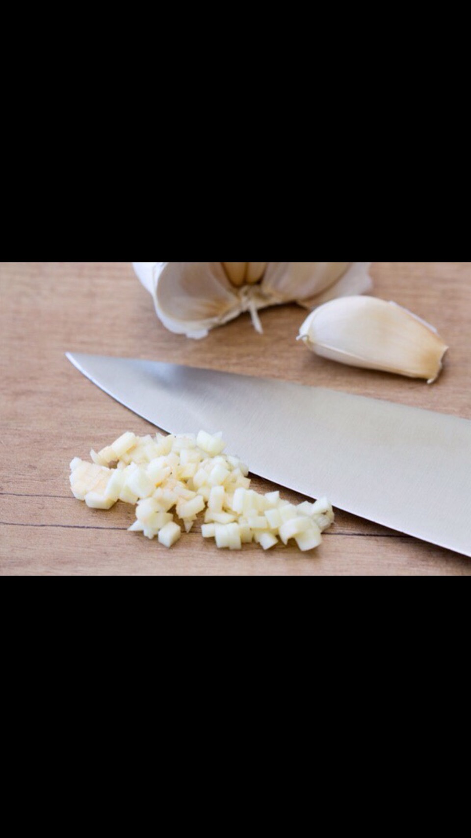 Some garlic