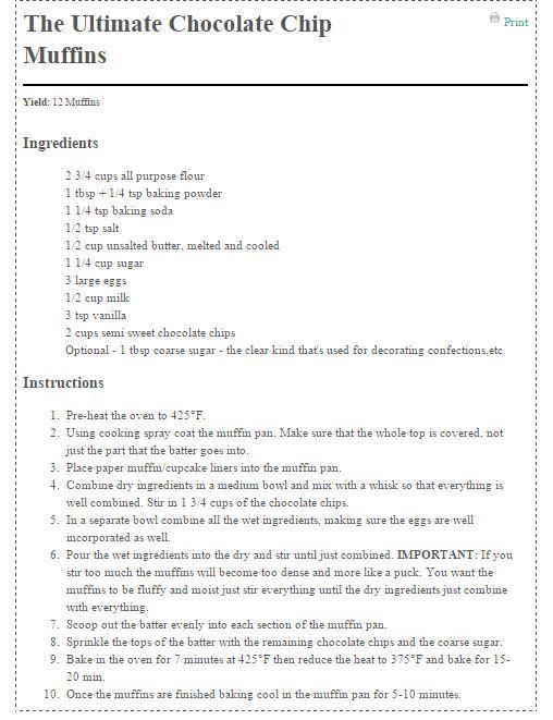 The ULTIMATE Chocolate Chip Muffins.. Omg!! #tipIT